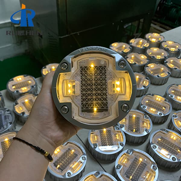 Amber Led Solar Road Marker Factory For Sale